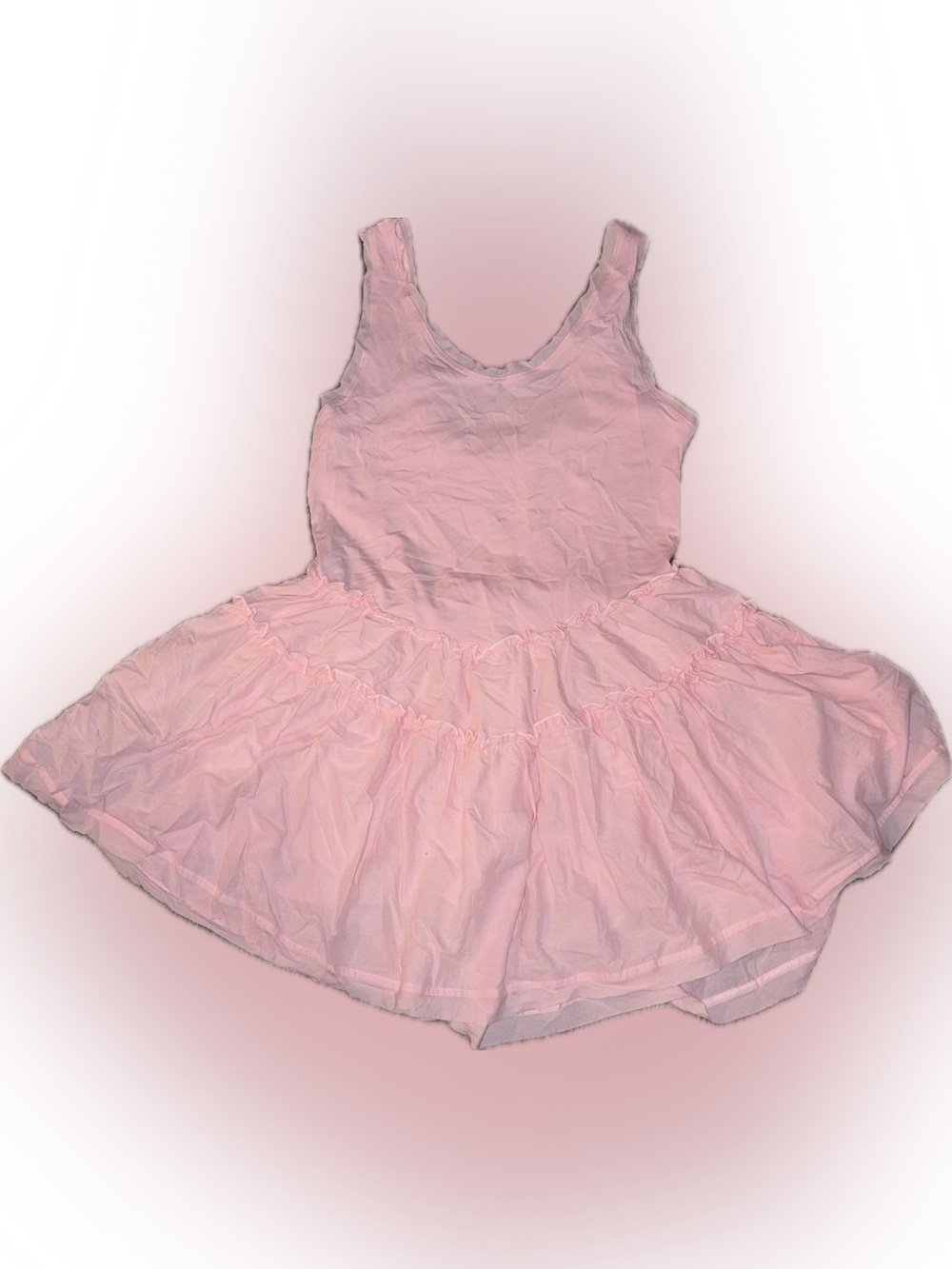 Soft Pink Tulle Skirted Ballet Dress